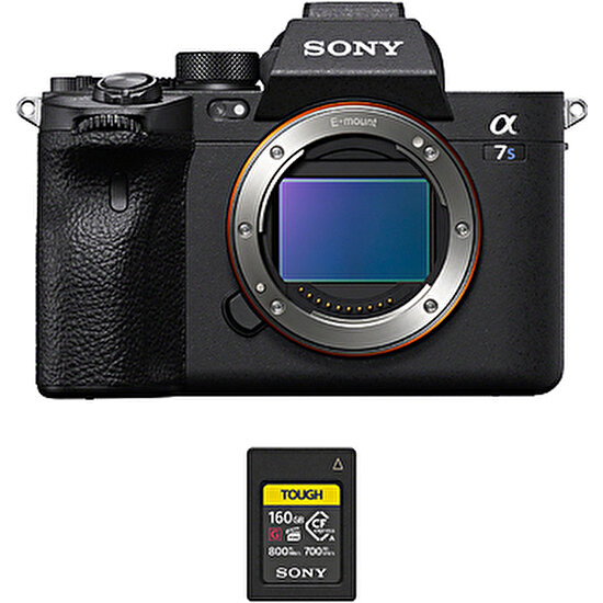 Sony A7S III Full-Frame Fotoğraf Makinesi + SONY160 GB Cfexpress Type A Hafıza Kartı (Sony Eurasia Garantili)