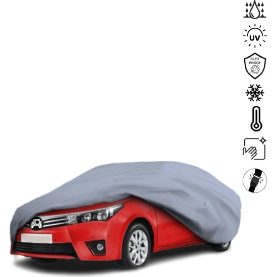 Teksin Toyota Corolla 12 Sedan E210 (2018-) Oto Branda Miflonlu Araba Brandası