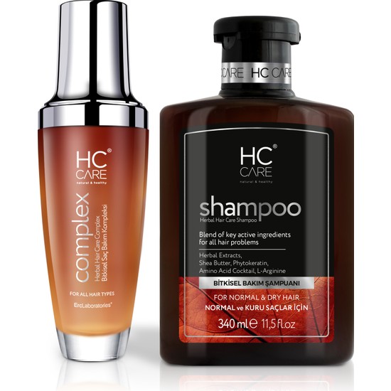 HC Care Complex ve Şampuan 2'li Saç Bakım Seti