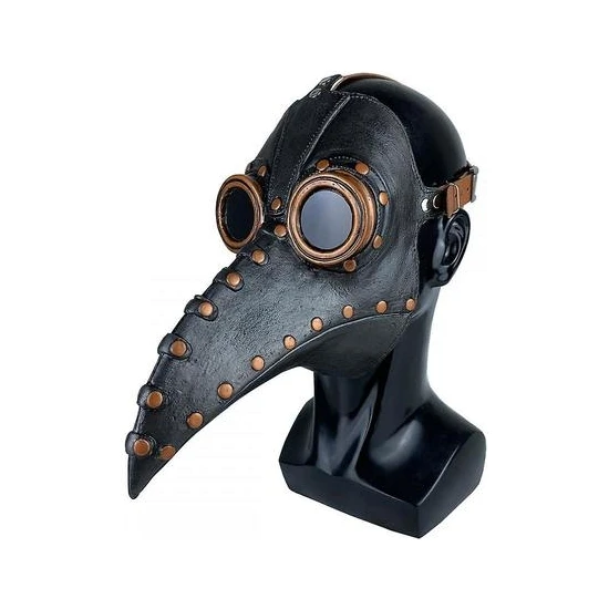 Three Beans Veba Doktor Karga Maskesi Steampunk Uzun Burun Kuş Gaga Maskesi (Yurt Dışından)