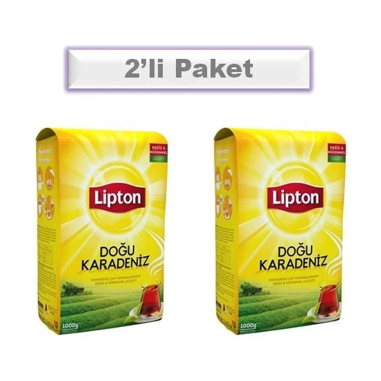 Lipton Doğu Karadeniz Çay 1 kg x 2 Adet