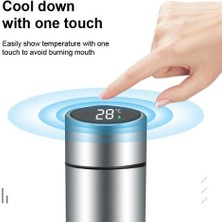 Xhang Akıllı Paslanmaz Çelik Termos Şişe Sıcaklık Ekran Vakum Şişeler Taşınabilir Seyahat Kahve Çay Thermos Термос 500ML | Vakumlu Şişeler Vetermoslar (Yurt Dışından)