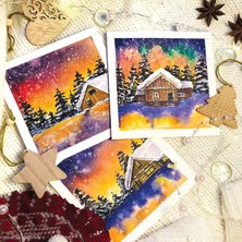 Poli Art Design Super Set 3ü1 Arada Kare Albüm Seti 11X11+15X15+20X20 cm (Suluboya ve Grafik Için)