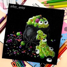 Poli Art Design Kare 11×11 cm Mix Albüm 3 Çeşit Kağıt (Karışık Teknikler Için) Mix Paper Album