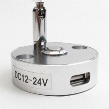 SLD Gümüş 3 W DC12V Rv Tekne LED Okuma Işık ile Dokunmatik Kontrol Anahtarı ve USB Şarj Bağlantı Noktası Duvara Monte Lamba Başucu Veya Koltuk (3000K Sıcak Beyaz)