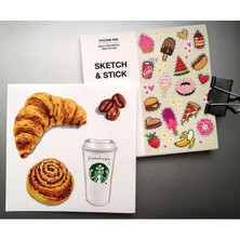 Poli Art Design Kare 15X15 cm Çıkartma Albümü (Karışık Teknikler Için) Stickerbook