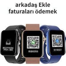 Mectime Akıllı Saat Moda Izle Nfc Ödeme Nabız Kan Oksijen Izleme Elektronik Spor Adımsayar Bilezik(Yurt Dışından)