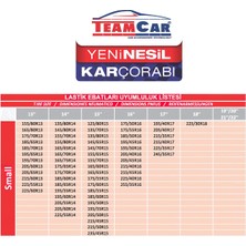 Team Car Teamcar Kar Çorabı Small Ebat Yeni Nesil Kolay Montaj Zincir Muadili