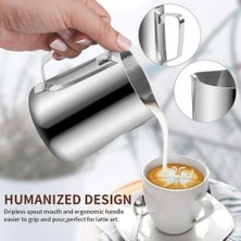 350 ml Paslanmaz Çelik Süt Köpürme Sürahi (Yurt Dışından)