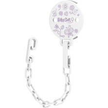 BabySoft   Lila Doğa Desenli Emzik Askısı Kız / Erkek 543