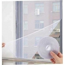 TAYVİN 100*150 cm Hazır Pencere Sinekliği 4 mt Bant Hediye Tak Çıkar Tül Kesilebilir