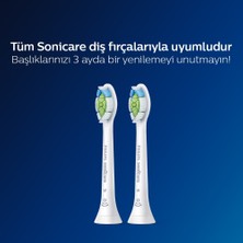 Philips Sonicare HX6062/10 - Optimal White - Sonic Şarjlı Diş Fırçası Yedek Başlıkları - 2'li Beyaz
