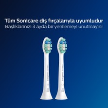 Philips Sonicare HX9022/10 - Optimal Plaque Defence - Sonic Şarjlı Diş Fırçası Yedek Başlıkları - 2'li Beyaz