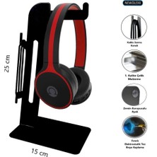 Newolexx Metal Kablo Kanalli Kulaklik Askısı Headset Stand