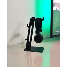 Newolexx Metal Kablo Kanalli Kulaklik Askısı Headset Stand