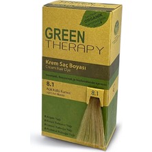 Green Therapy Krem Saç Boyası 8.1 Açık Küllü Kumral