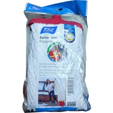 Titiz Salsa TP857 Yedek Geniş Takozlu Islak Ipli Mop Paspas Başlığı Püskül 16 cm 5 Adet