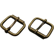 SRTfootcare Makaralı Dilli Ayar Tokası 2,5 cm 2 Adet (Leathercraft, Deri Hobi)