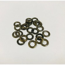 SRTfootcare Kuşgözü İçin Metal Pul 2 no 150 Adet (Kuşgözü Dahil Değildir)