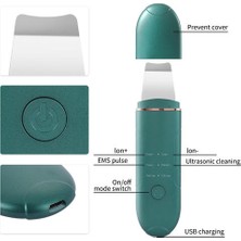 Profesyonel Ultrasonik Yüz Cilt Scrubber Blackheads Remover Yüz Temizleme Yüz Spatula Yüz Soyma Makinesi Asansör Cihazları | Elektrikli Yüz Temizleme Cihazları(Yurt Dışından)