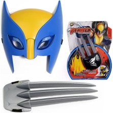 Çocuk Wolverine Cosplay Kostüm X-Erkekler Maske Animasyon Parti Sahne