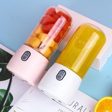 Mini Taşınabilir Sıkacağı Turuncu USB Elektrikli Mikser Meyve Smoothie Blender Makine Için Kişisel Meyve Suyu Extractor | Sıkacaklar (Pembe)