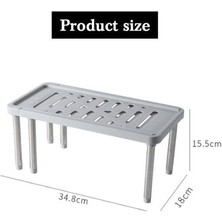 Ev Dolap Organizatör Depolama Raf Mutfak Raf Için Uzay Tasarrufu Dolap Dekoratif Raflar Dolap Sahipleri | Depolama Tutucular ve raflar