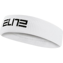 Nike Elite Unisex Beyaz Antrenman Saç Bandı N.100.6699.101.OS
