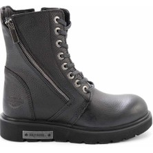 Harley Davidson Black  Deri Kadın Bot & Bootie HD0777063703
