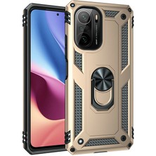 Pilanix Xiaomi Redmi K40 Kılıf Ultra Korumalı Yüzüklü Manyetik Vega Kapak