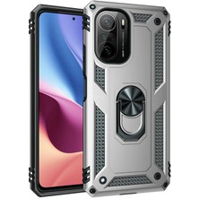 Pilanix Xiaomi Redmi K40 Kılıf Ultra Korumalı Yüzüklü Manyetik Vega Kapak