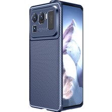 Pilanix Xiaomi Mi 11 Ultra Kılıf Karbon Desenli Lux Negro Silikon