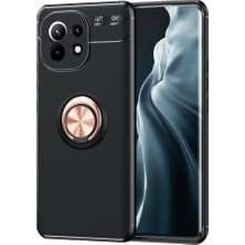 Pilanix Xiaomi M11 Kılıf Yüzüklü Manyetik Ravel Silikon