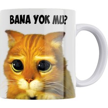 Remonz Sevimli Kediler Serisi Çift Tarafı Baskılı Beyaz %100 Porselen Kupa 8