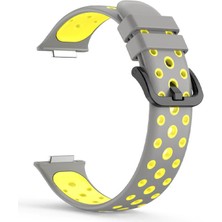 Gpack Huawei Watch Fit 2 Kordon Delikli Silikon Birebir Hs 19 Gri