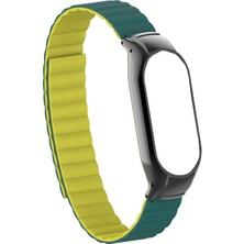 Casestreet Xiaomi Mi Band 7 Kordon Solo Loop Mıknatıslı Ayarlanabilir Krd 69 Koyu Yeşil