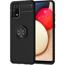Pilanix Samsung Galaxy A02S Kılıf Yüzüklü Manyetik Ravel Silikon