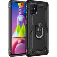 Pilanix Samsung Galaxy M51 Kılıf Ultra Korumalı Yüzüklü Manyetik Vega Kapak