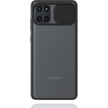 Pilanix Samsung Galaxy A81 Note 10 Lite Kılıf Silikon Kenarlı Kamera Korumalı Lensi Kapak