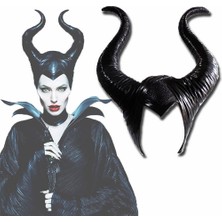 Women Maleficent Horns Evil Queen Headpiece Fancy Costume Cosplay Hat Adult(Yurt Dışından)