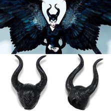 Women Maleficent Horns Evil Queen Headpiece Fancy Costume Cosplay Hat Adult(Yurt Dışından)