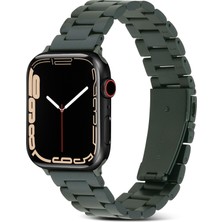 AktarMobile Apple Watch 8 45 mm Uyumlu Metal Kordon Premium Paslanmaz Çelik Kayış