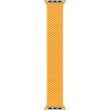 AktarMobile Apple Watch 8 45 mm Uyumlu Örgü Solo Loop Kordon Medium (14,7 Cm) Kayış