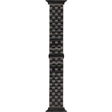 AktarMobile Apple Watch 8 45 mm Uyumlu Metal Kordon Premium Paslanmaz Çelik Kayış