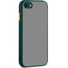 Pilanix Apple iPhone 7 Kılıf Renkli Kenarlı Kamera Korumalı Buzlu Hux Kapak