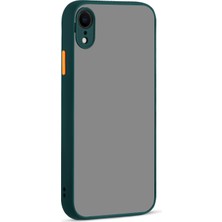 Pilanix Apple iPhone Xr Kılıf Renkli Kenarlı Kamera Korumalı Buzlu Hux Kapak