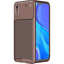 Pilanix Xiaomi Redmi 9A Kılıf Karbon Desenli Lux Negro Silikon