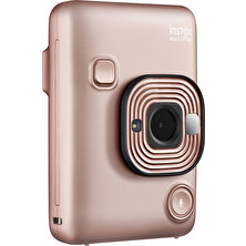 Instax Mini Liplay Hybrid Blush Gold Fotoğraf Makinesi 20'li Mini Film