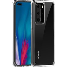 Pilanix Huawei P40 Pro Kılıf Kamera Korumalı Ultra Koruma Şeffaf Coss Silikon