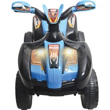 Robo LED Işıklı Müzikli Akülü Atv-Motor Mavi